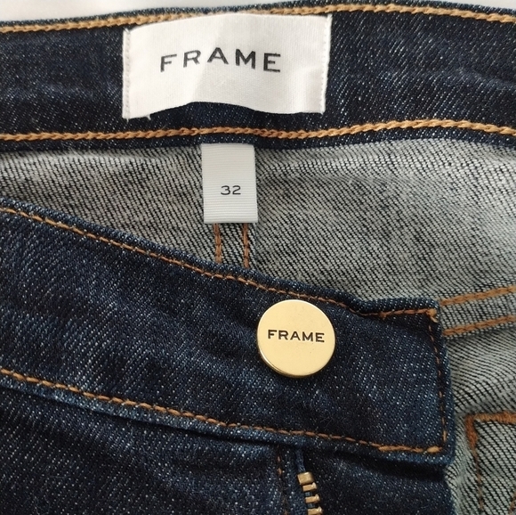 FRAME Le Garcon Crop Boyfriend Jeans Covant 32 - Picture 13 of 15